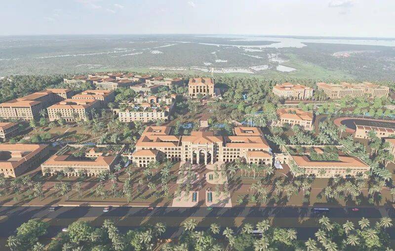 可容納10000名學生<strong></p>
<p>宏鑫機械設備有限公司
</strong>！海南莫斯科動力大學（籌）校區(qū)建設項目刷新進度條→:宏鑫機械設備有限公司
