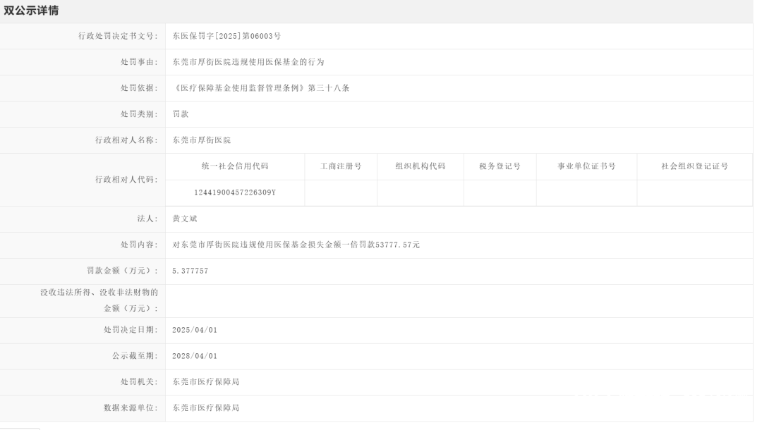 東莞一知名三甲醫(yī)院<strong></p>
<p>宏鑫機(jī)械設(shè)備有限公司
</strong>，今年兩次違規(guī)被罰:宏鑫機(jī)械設(shè)備有限公司
